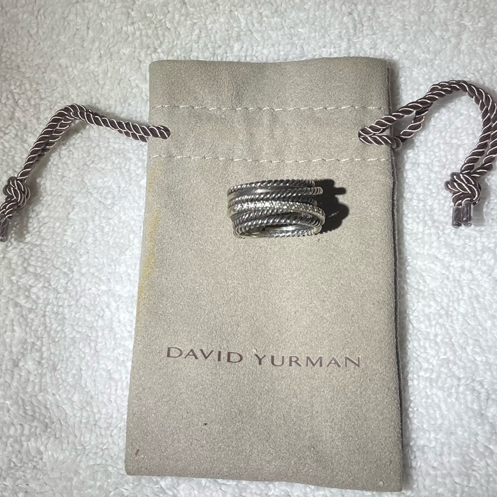 David Yurman Crossover Ring Size 5